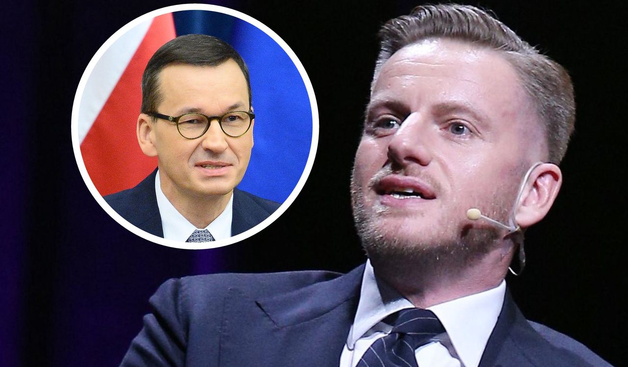 Wulgarnie pożegnał rząd i Morawieckiego. Nie gryzie się w język