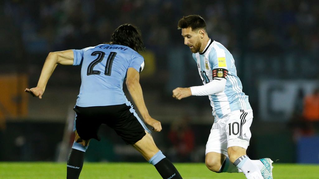 Edinson Cavani i Lionel Messi