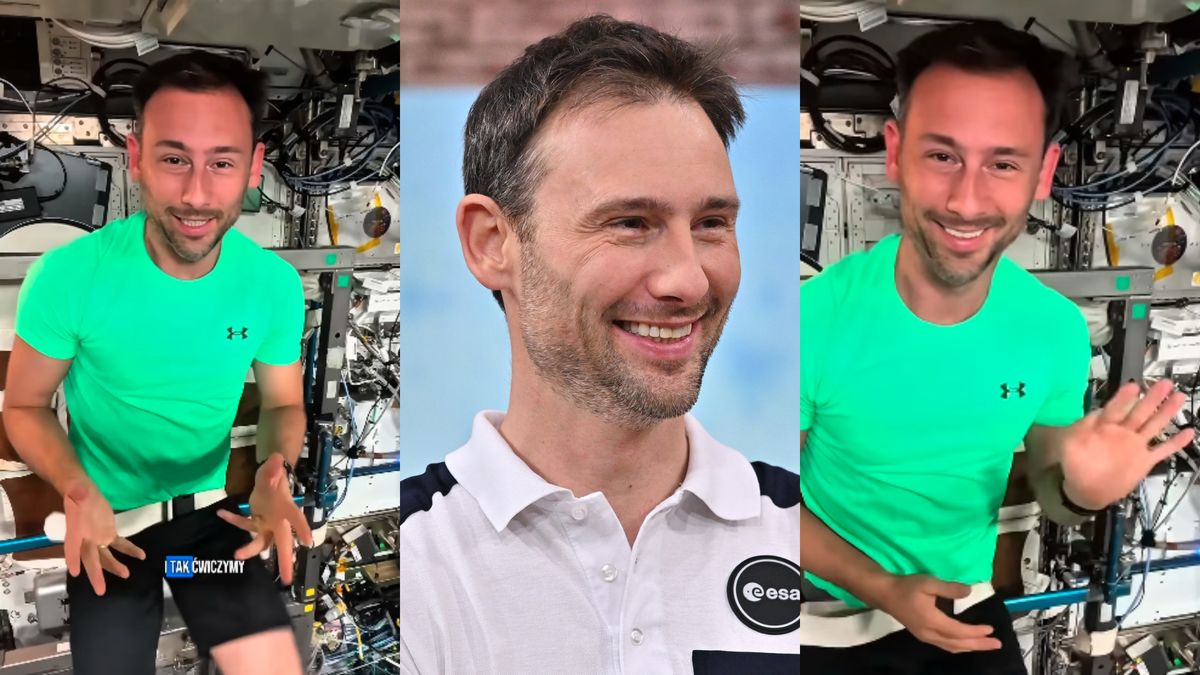 Sławosz Uznański-Wiśniewski pokazał, jak trenuje w kosmosie