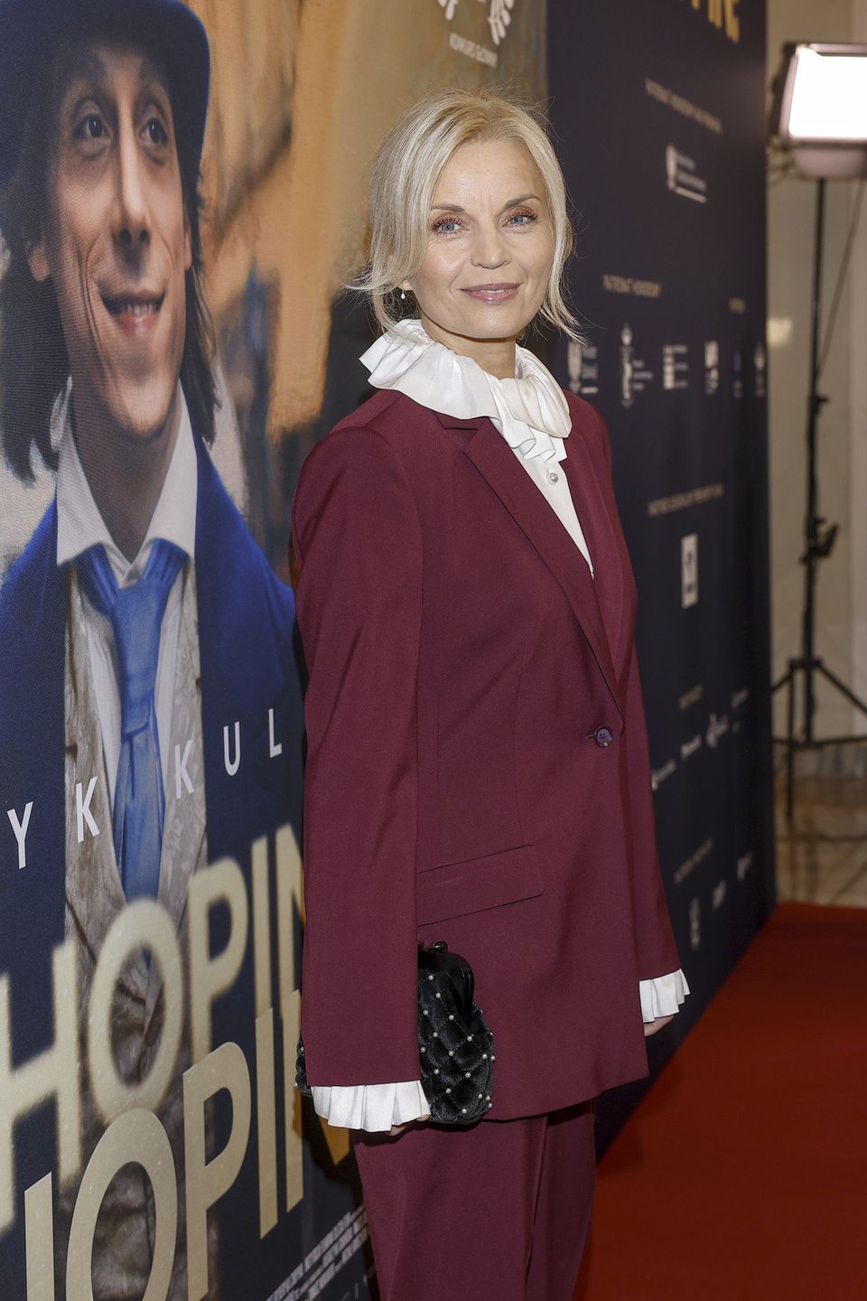 Małgorzata Foremniak na premierze filmowej
