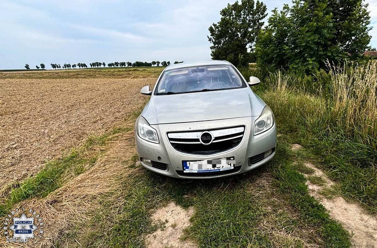 Uciekał przed policją z dzieckiem na rękach.