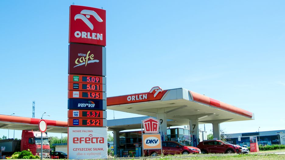 Orlen; PKN Orlen; stacja benzynowa