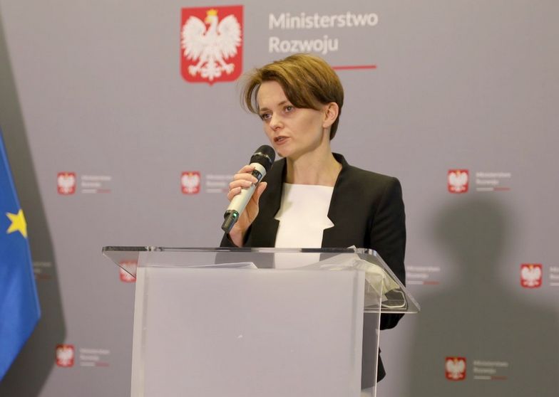 Na zdjęciu minister rozwoju Jadwiga Emilewicz