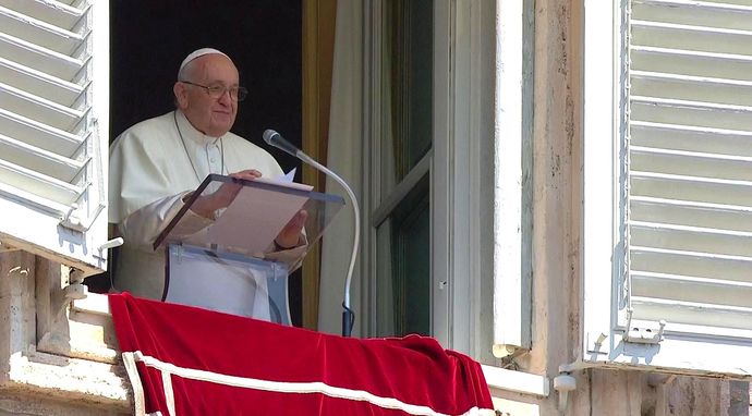 Anioł Pański z Ojcem Świętym Franciszkiem