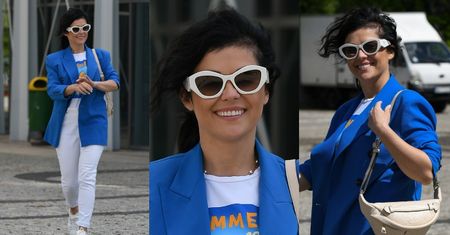 Katarzyna Cichopek z luksusową nerką za ponad 28 TYSIĘCY ZŁOTYCH przemyka przed studiem "Pytania na śniadanie" (ZDJĘCIA)