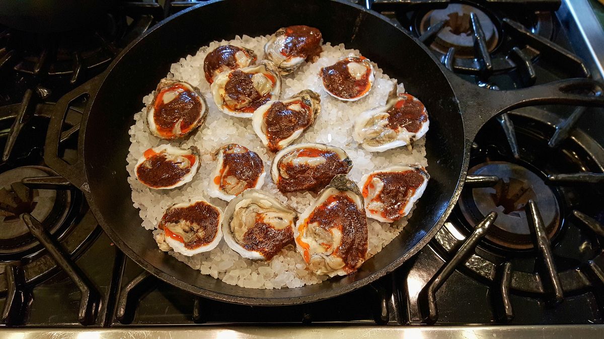 Sos do ostryg (do kupienia gotowy do spożycia)