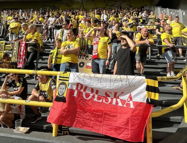 Stadion Borussii podczas meczu przyjaźni