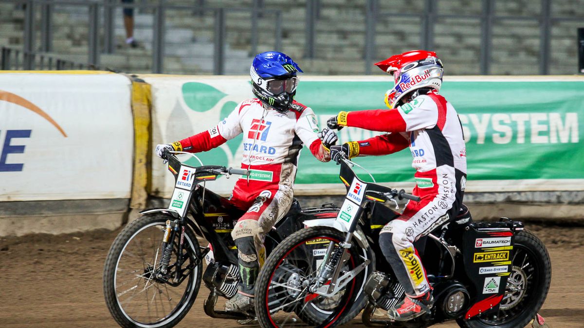 Zawodnicy Sparty: Tai Woffinden, Maciej Janowski