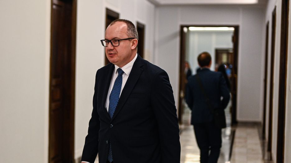 WARSAW, POLAND - DECEMBER 12: Upcoming Minister of Justice, Adam Bodnar walks through the corridors of parliament ahead of the vote of confidence on Donald Tusk's government cabinet during a session at the parliament (SEJM) on December 12, 2023 in Warsaw, Poland. on December 12, 2023 in Warsaw, Poland. After eight years of Poland's national conservative party in power, centrist Donald Tusk is back and set to forge a pro-EU government. (Photo by Omar Marques/Getty Images)