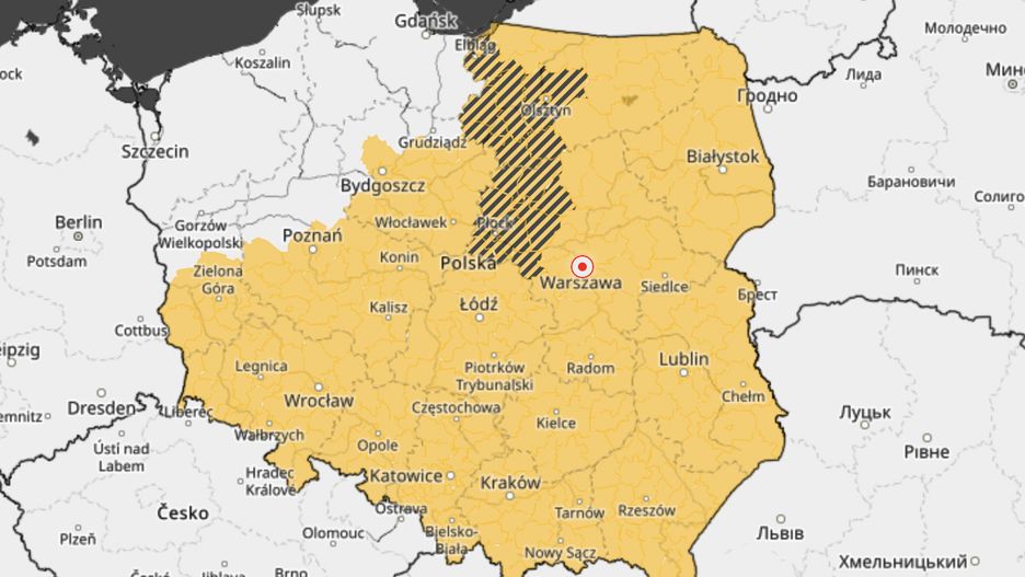 Gdzie jest burza? IMGW wydało ostrzeżenia