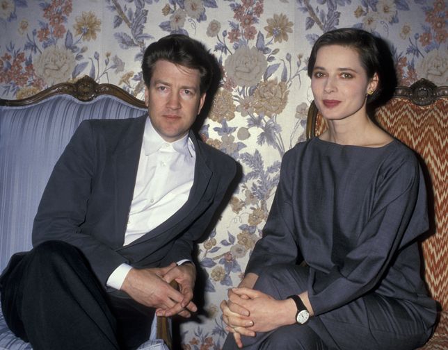 David Lynch i Isabella Rossellini w 1988 r.