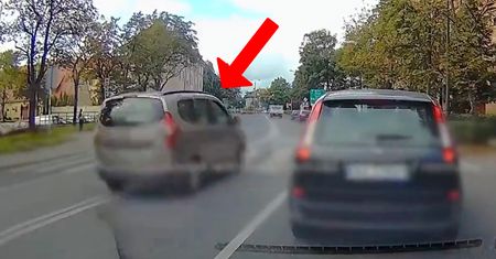 67-latek za kółkiem. Nagranie mrozi krew. 2500 zł mandatu