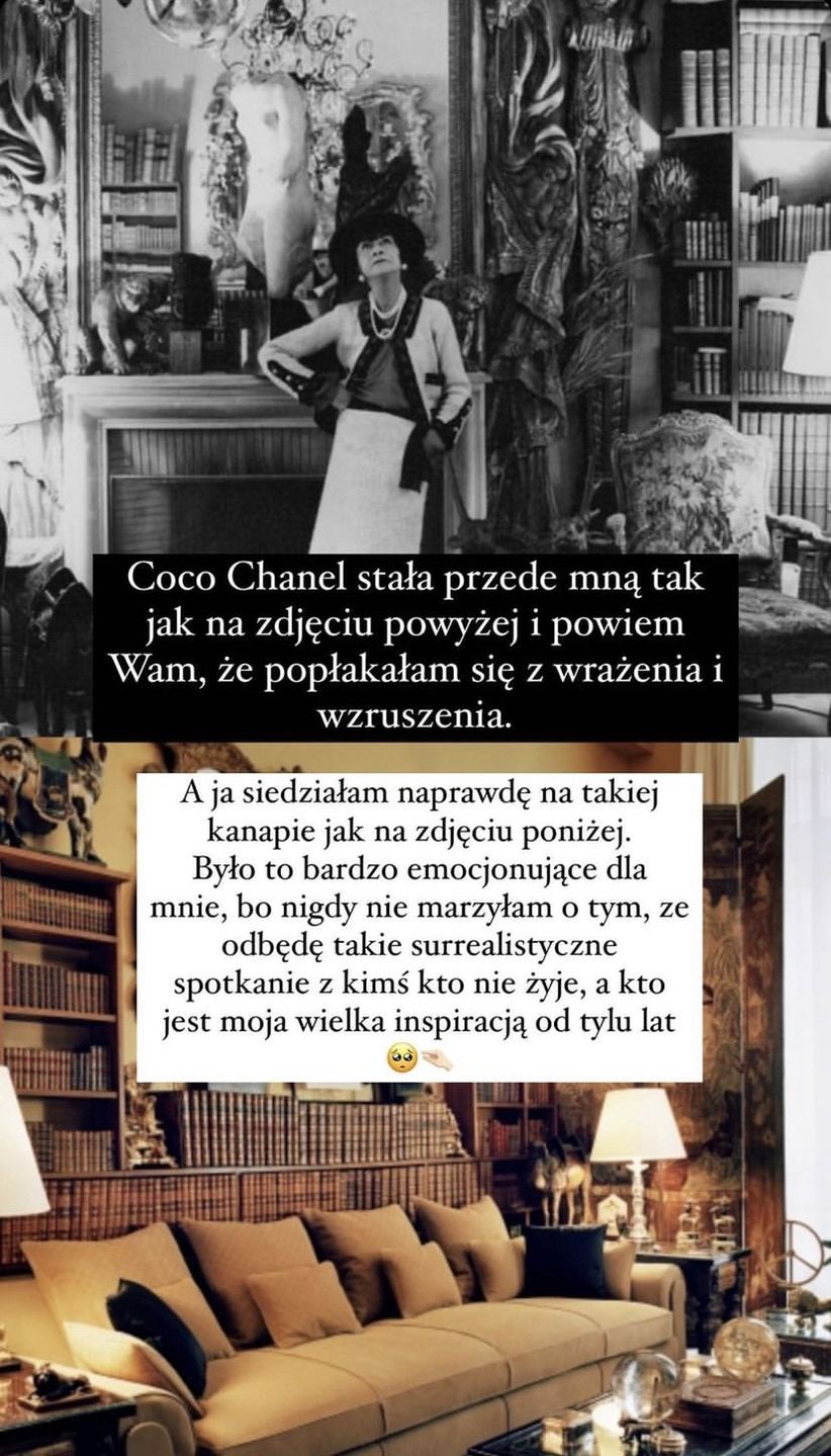 Jessica Mercedes POPŁAKAŁA SIĘ na spotkaniu z "wirtualną" Coco Chanel
