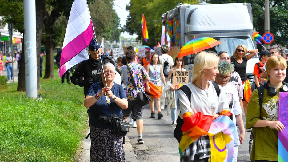 V Marsz R�wno?ci w Lublinie
Fot. Krzysztof Radzki/East News, 02.09.2023. Lublin. V Marsz Rownosci w Lublinie.
N/z: Katarzyna Augustynek
Krzysztof Radzki