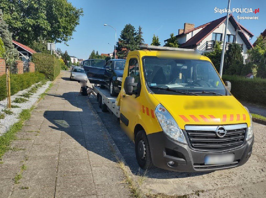 Pijany kierowca lawety. Nie wiedział, że przyjechał po auto policjanta