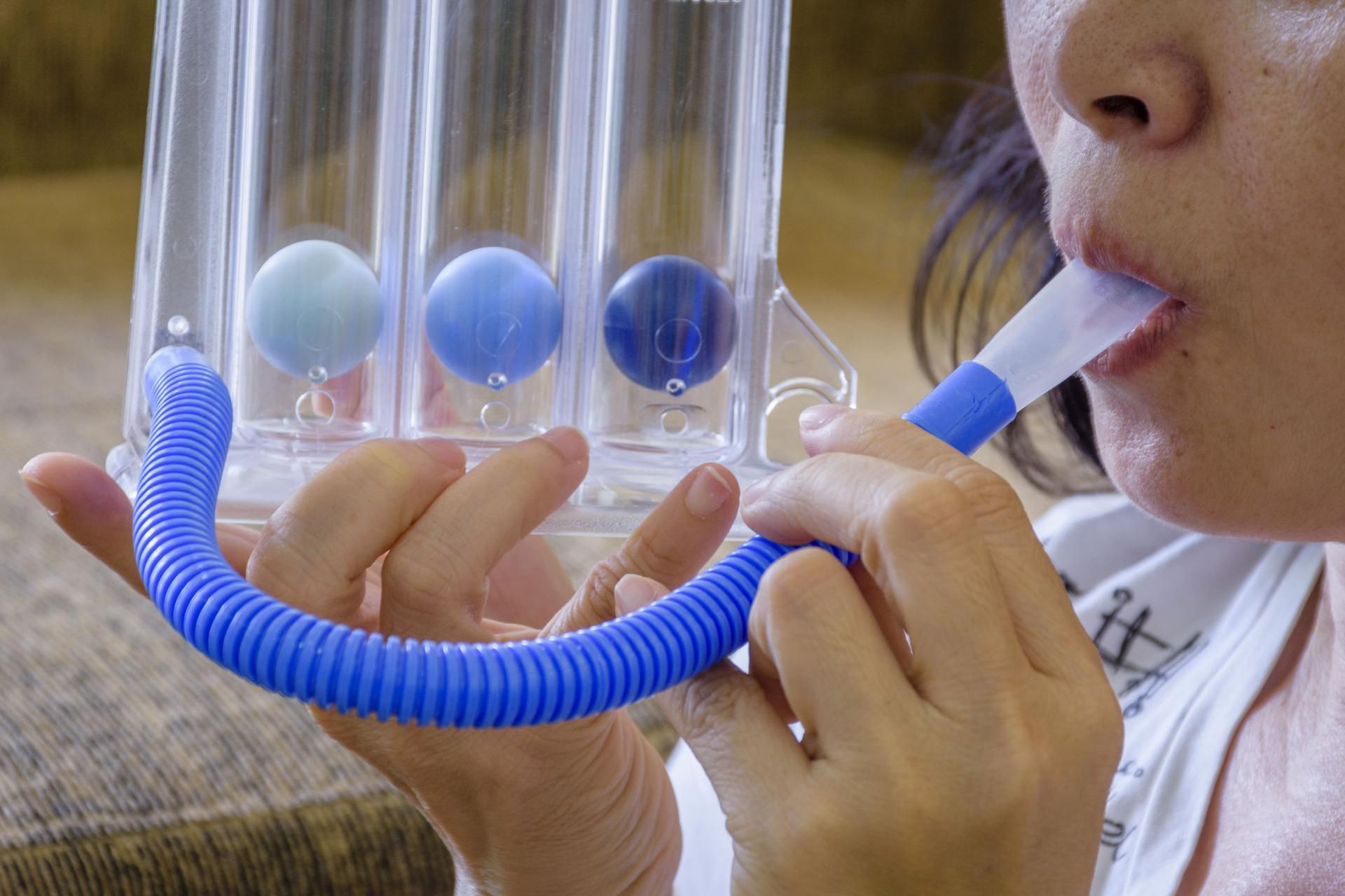 Badanie wydolności oddechowej spirometrem