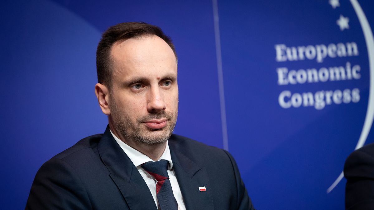 Janusz Kowalski (Member of the Polish Parliament / Sejm - Solidarna Polska) during the European Economic Congress in Katowice, Poland on April 26,  2022 (Photo by Mateusz Wlodarczyk/NurPhoto via Getty Images)