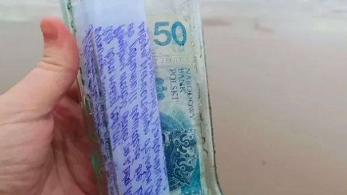 Rosjanin znalazł polski list w butelce