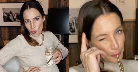 Anna Dereszowska DEMENTUJE sugestie, jakoby piła alkohol w ciąży: "Dziękuję za zastrzyk adrenaliny, TERAZ GO NIE POTRZEBUJĘ"