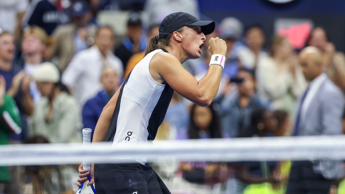 PAP/EPA / Sarah Yenesel / Iga Świątek w US Open 2025