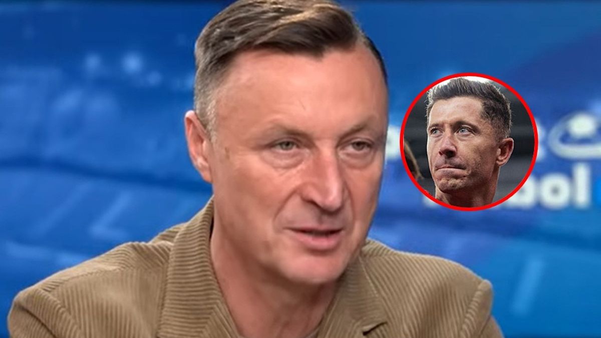   / x.com/PolsatSport i Kazimierz Koper/Eurasia Sport Images/Getty Images / Na zdjęciu: Tomasz Hajto i Robert Lewandowski (w kółeczku)