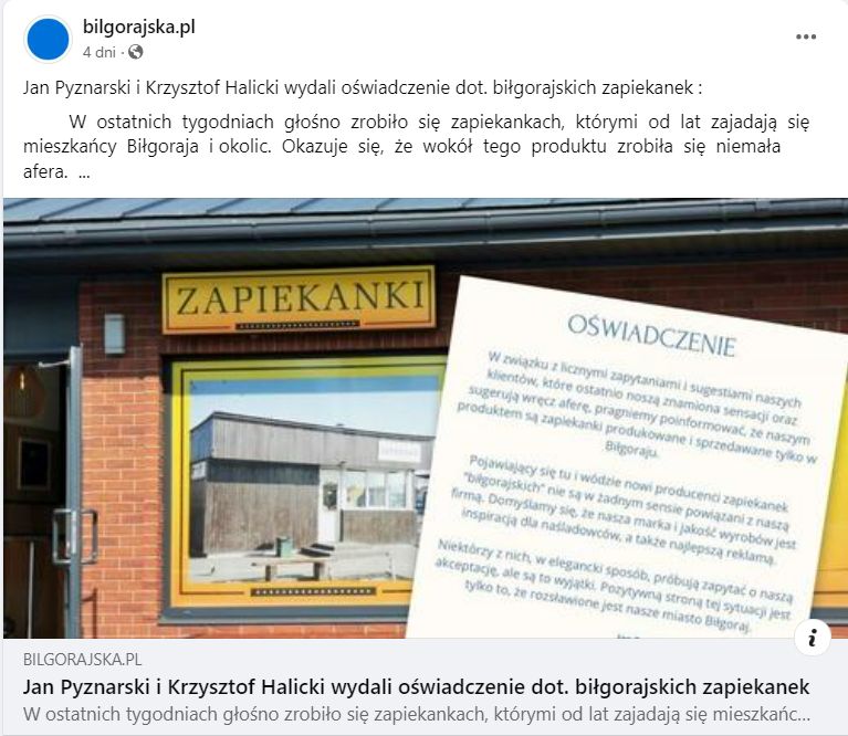 Znany raper otworzył lokal z zapiekankami. Tak zareagowali twórcy receptury