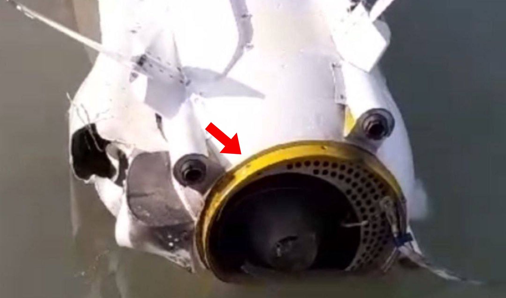 Wrak ukraińskiej rakiety R-360 Neptun w Rosji