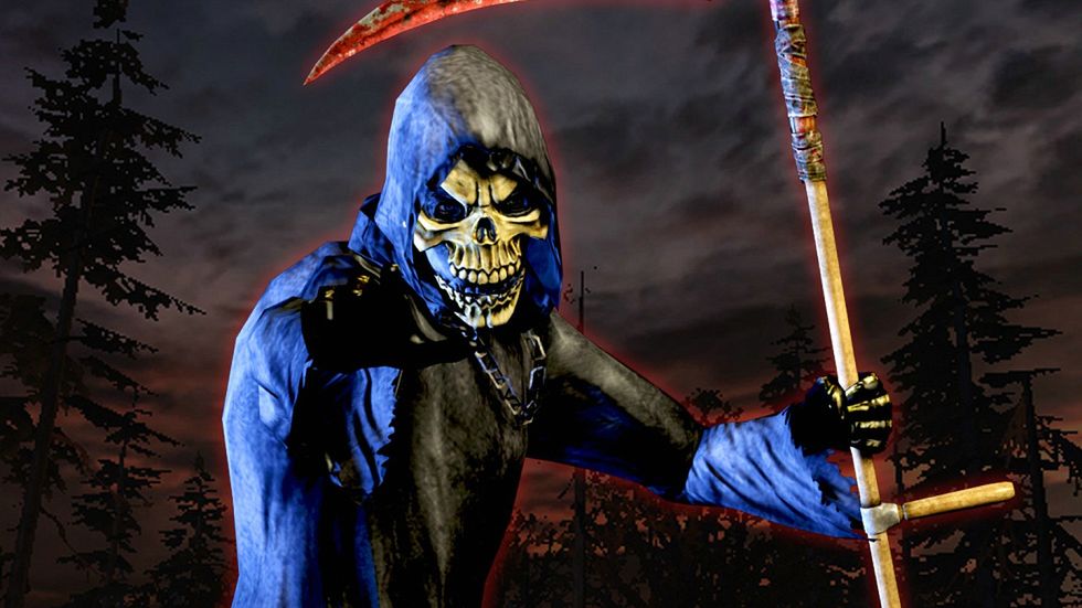 Grafika reklamująca dodatek do gry Killing Floor, dostępny z nią w akcji na Steam