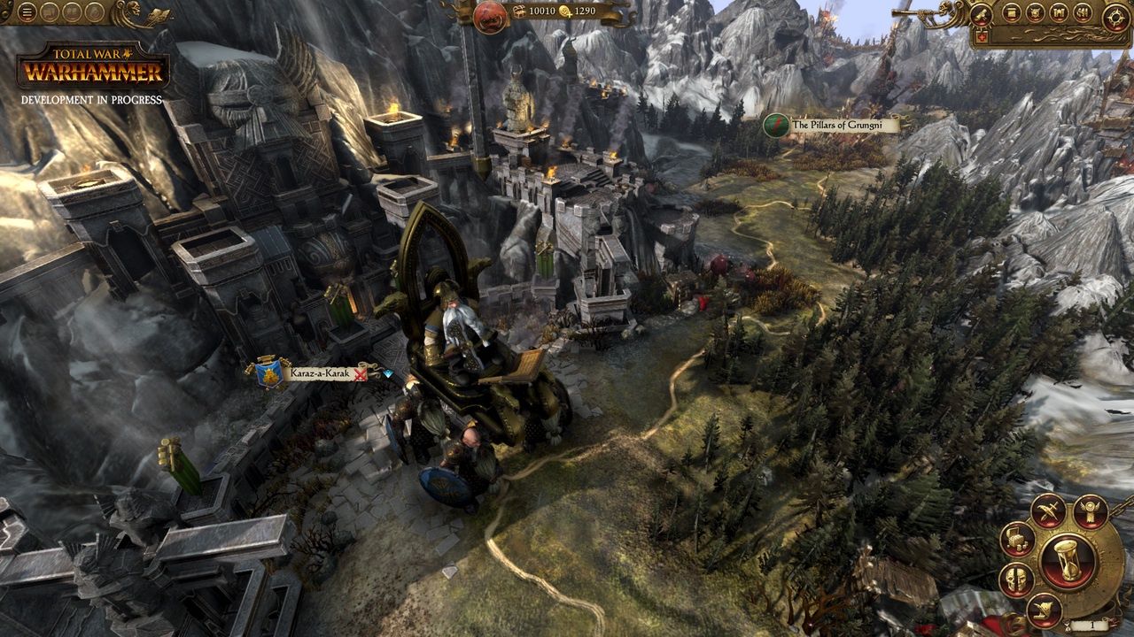 Total War: Warhammer - krasnoludzkie miasto