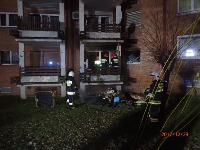 Starachowice: To była ciężka noc. Pożar mieszkania przy ulicy Pustowójtówny