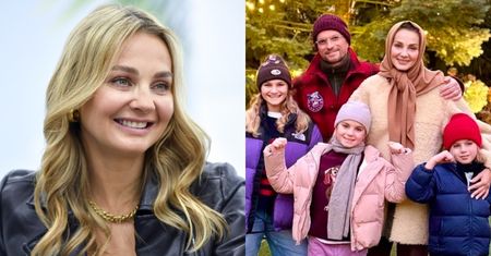 Małgorzata Socha pozuje z mężem i DZIEĆMI! Podobni do znanej mamy? (FOTO)