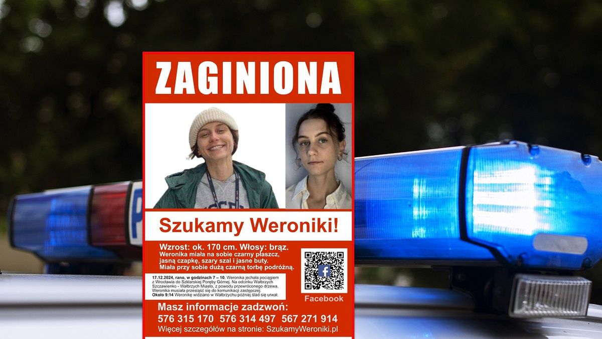 Zaginęła Weronika Jędras.