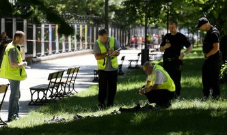 Mężczyna podpalił się koło siedziby premiera