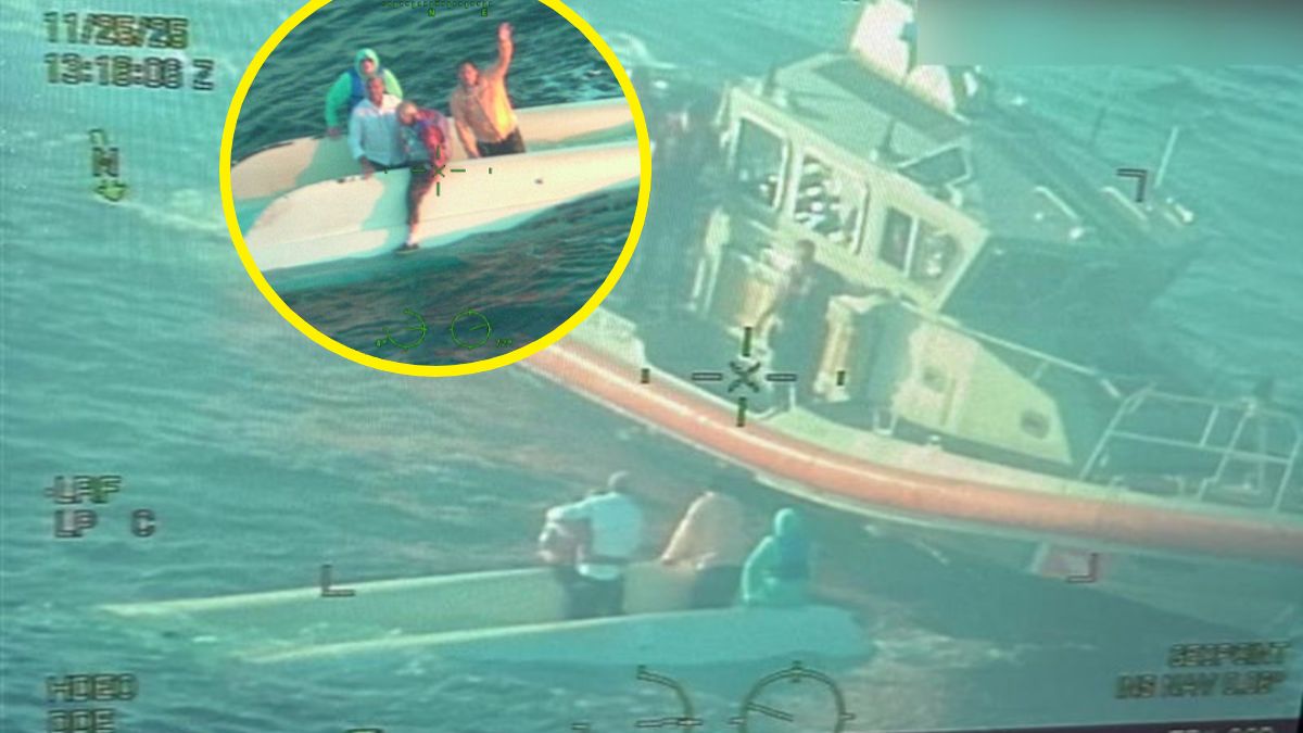 Rodzina spędziła 20 godzin na morzu, czekając na ratunek