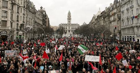 Strajk generalny sparaliżował Portugalię