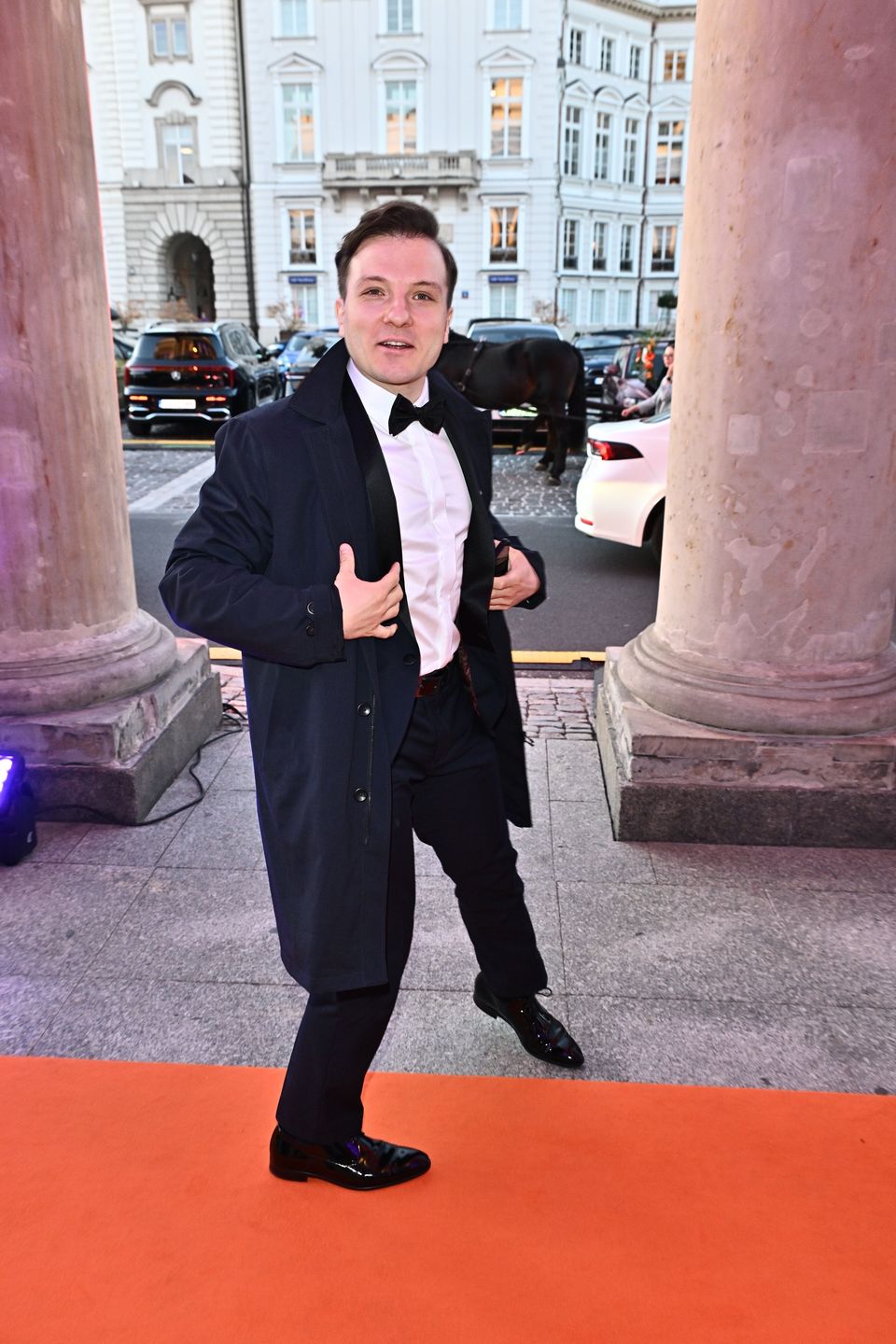 Jakub Gąsowski na premierze "Lalki"