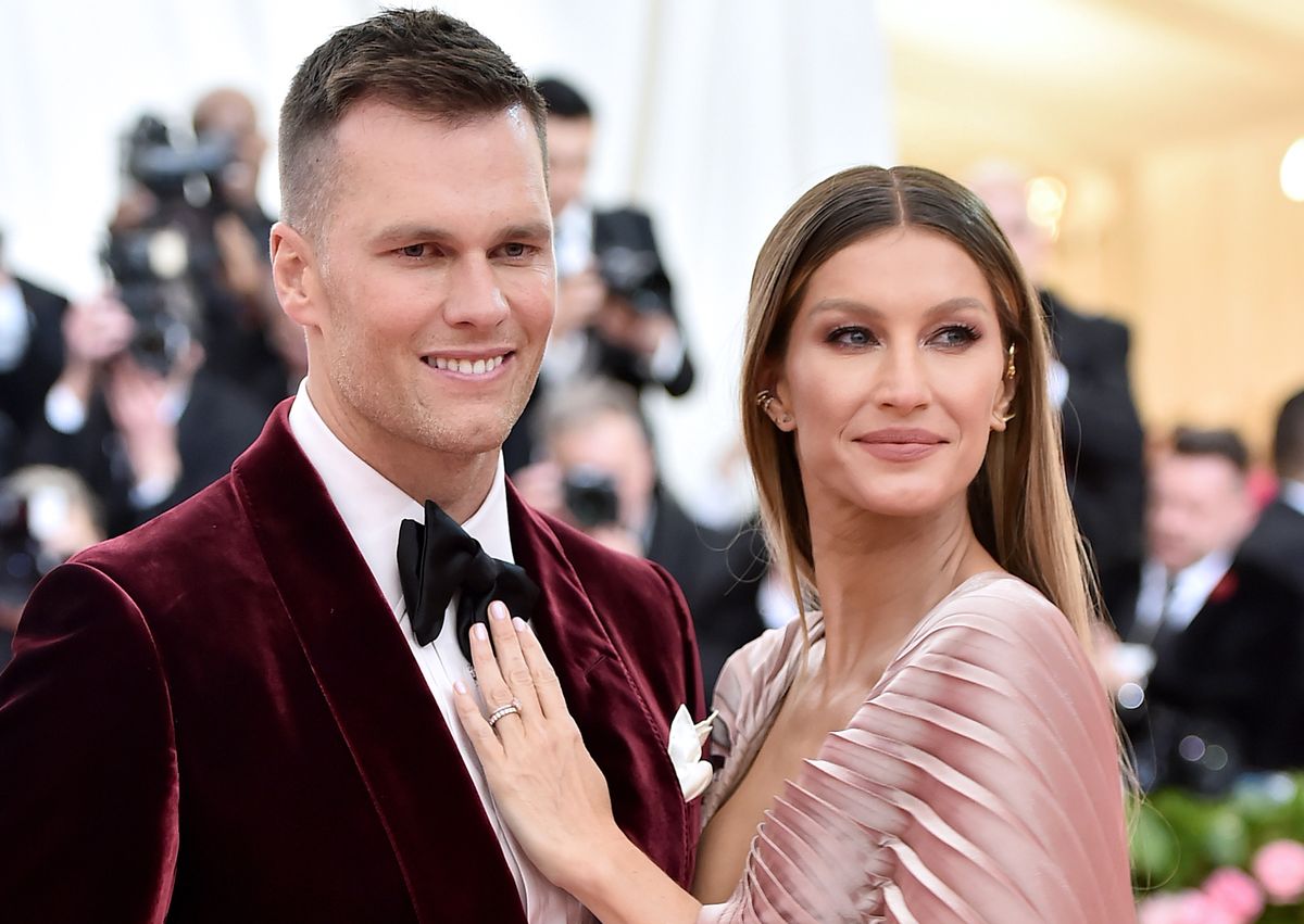 Modelka i jej obecny mąż, futbolista Tom Brady