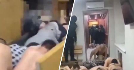 Brutalna akcja OMON-u w łaźni w Moskwie