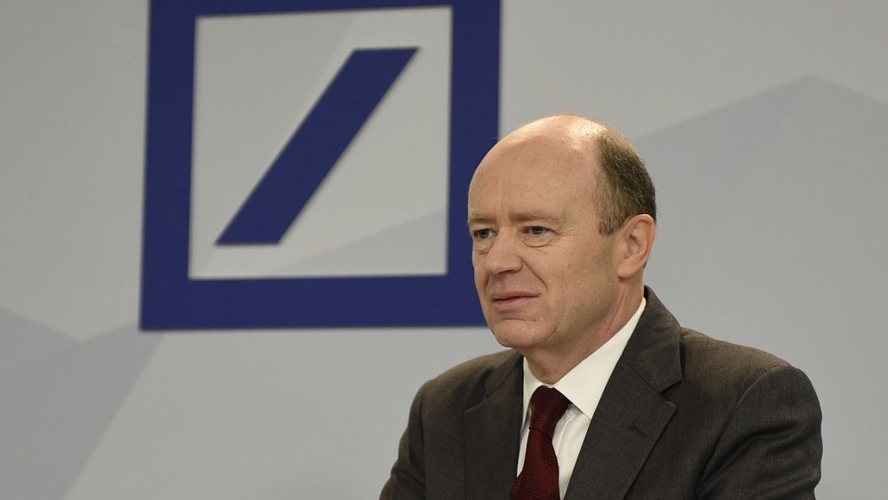 John Crayan jest prezesem Deutsche Banku od połowy 2015 roku.