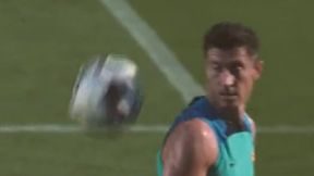 Barcelona chwali się nagraniem z Lewandowskim. W sieci wrze