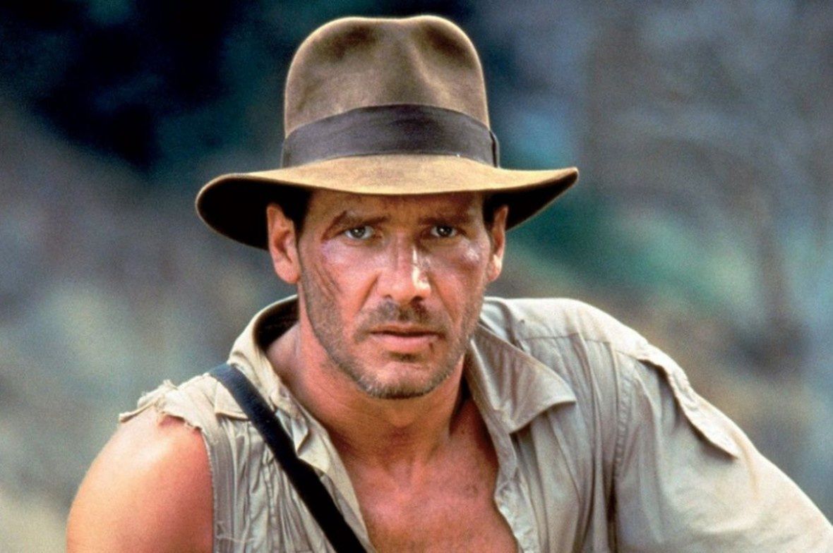 Harrison Ford jako Indiana Jones.
