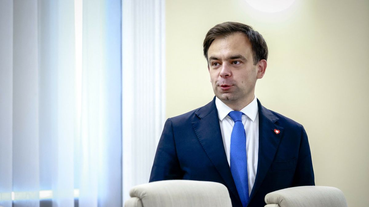 Minister finansów i gospodarki Andrzej Domański