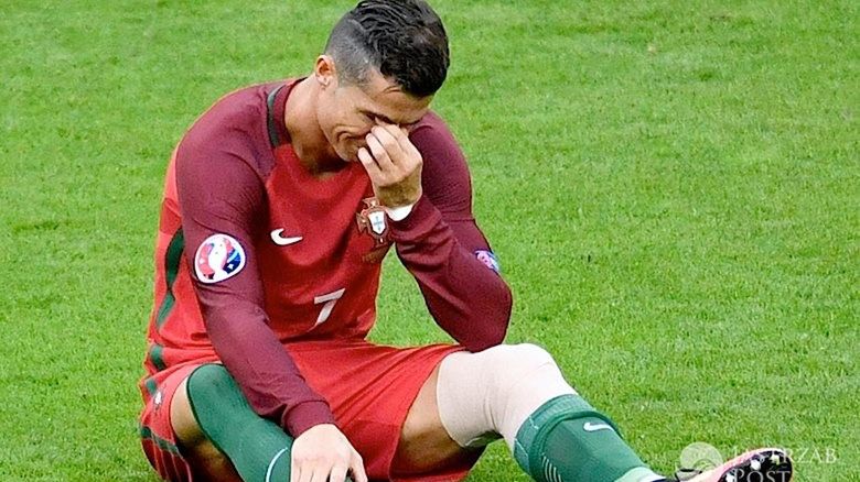 Cristiano Ronaldo kontuzjowany w finale EURO 2016