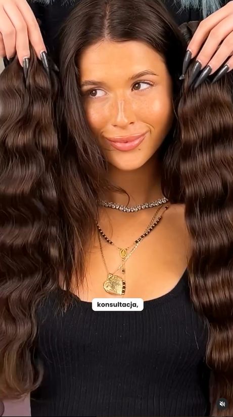 Roksana Węgiel doczepiła włosy