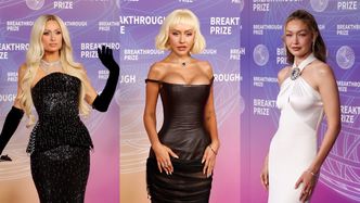 Znane twarze brylują na gali Breakthrough Prize: posągowa Paris Hilton, ODMIENIONA Christina Aguilera i inni (ZDJĘCIA)