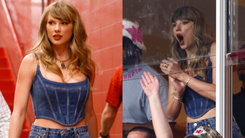 Taylor Swfit na meczu Travisa Kelce