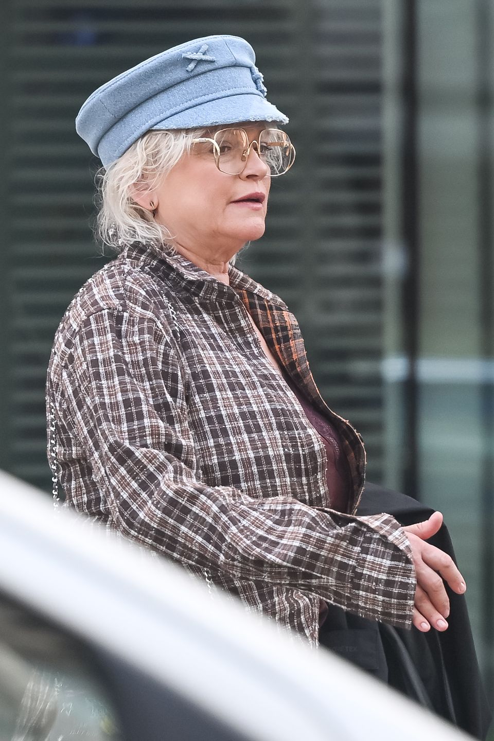 Katarzyna Figura na ulicach Warszawy