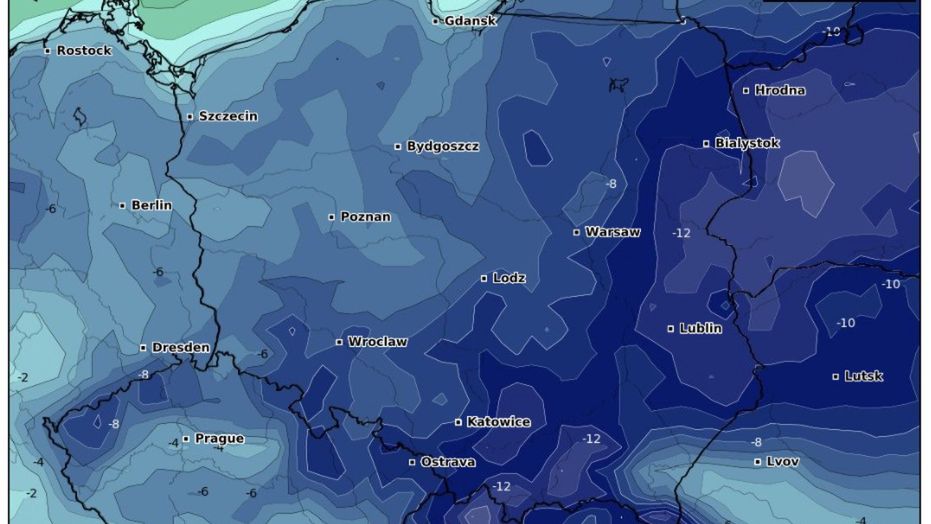 Pogoda na poniedziałek. Wrócił siarczysty mróz 