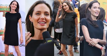 Bardzo szczupła Angelina Jolie na premierze "Kung Fu Panda 3" (ZDJĘCIA)