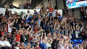 Kibice podczas trzeciego meczu półfinałowego Grupa Azoty Zaksa Kędzierzyn-Koźle - Aluron CMC Warta Zawiercie (galeria)